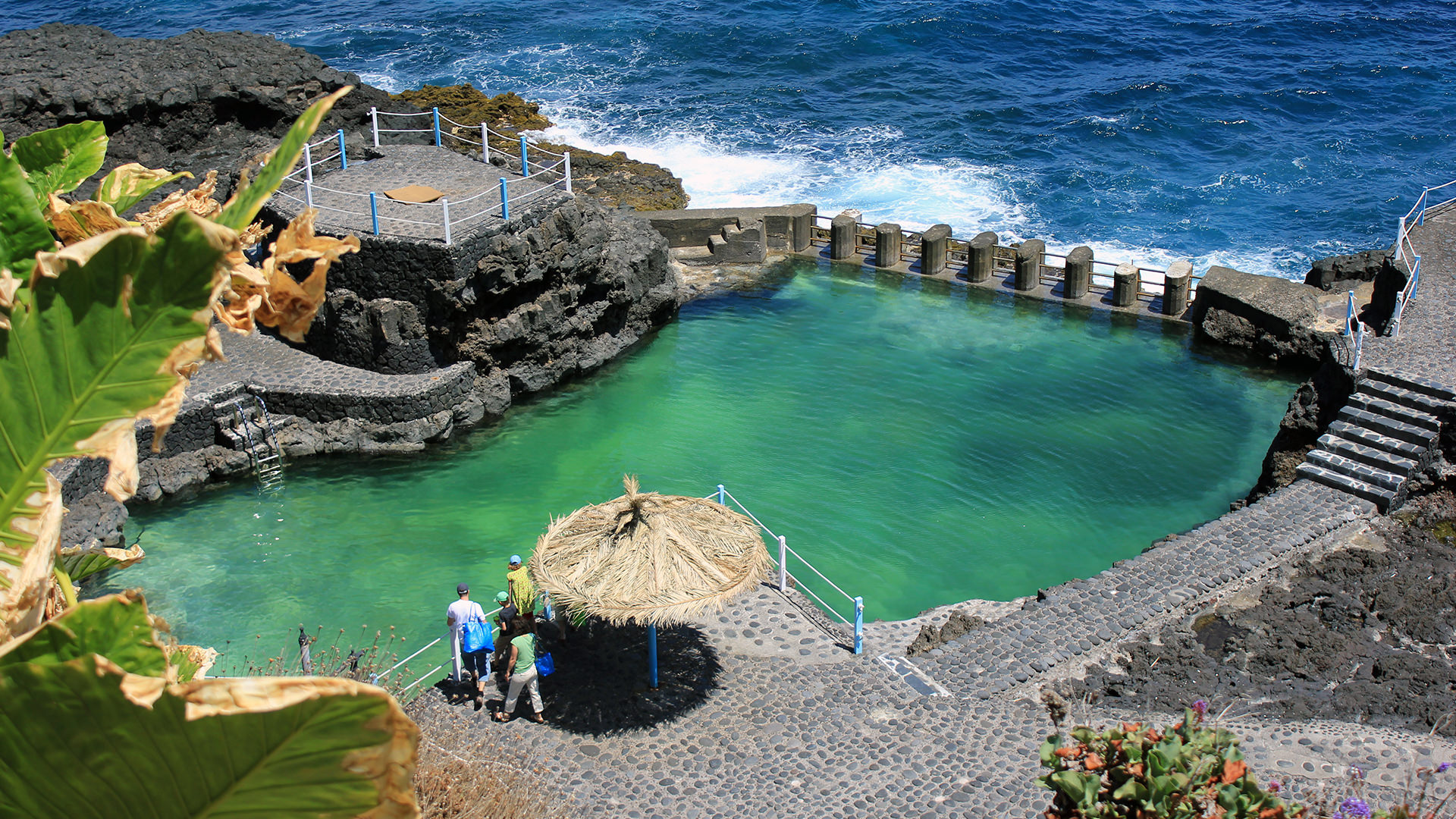 le spiaggie più belle de la Palma Canarie charco-azul