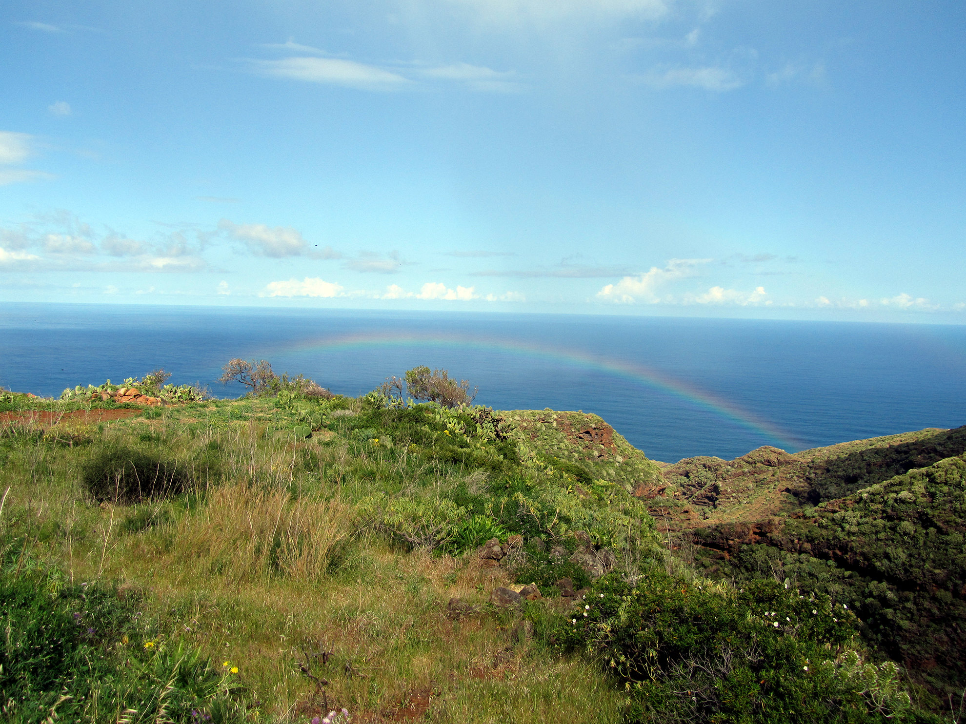 10 motivi per visitare la palma canarie garafia-arcobaleno