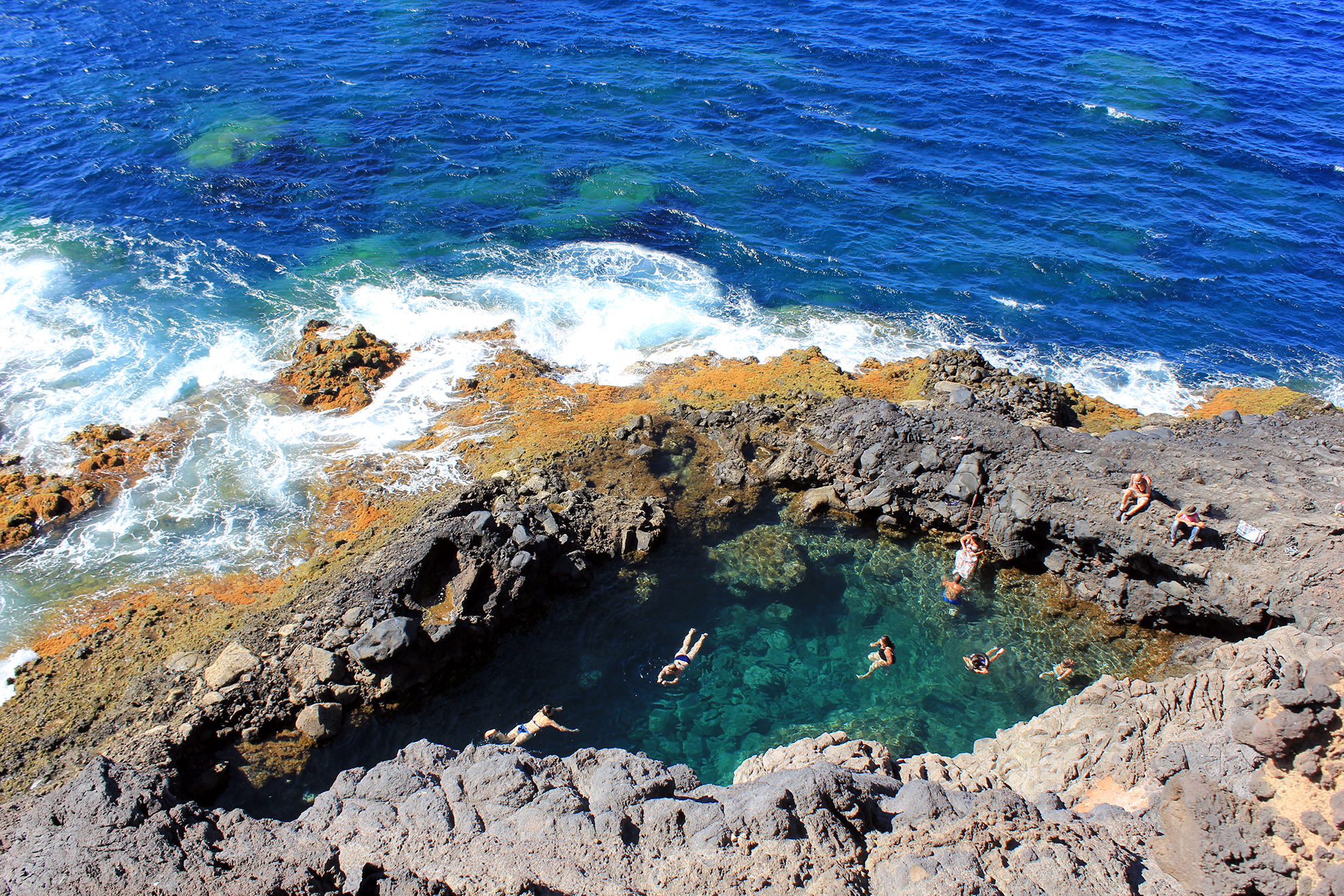 le spiaggie più belle de la Palma Canarie piscinas-santo-domingo