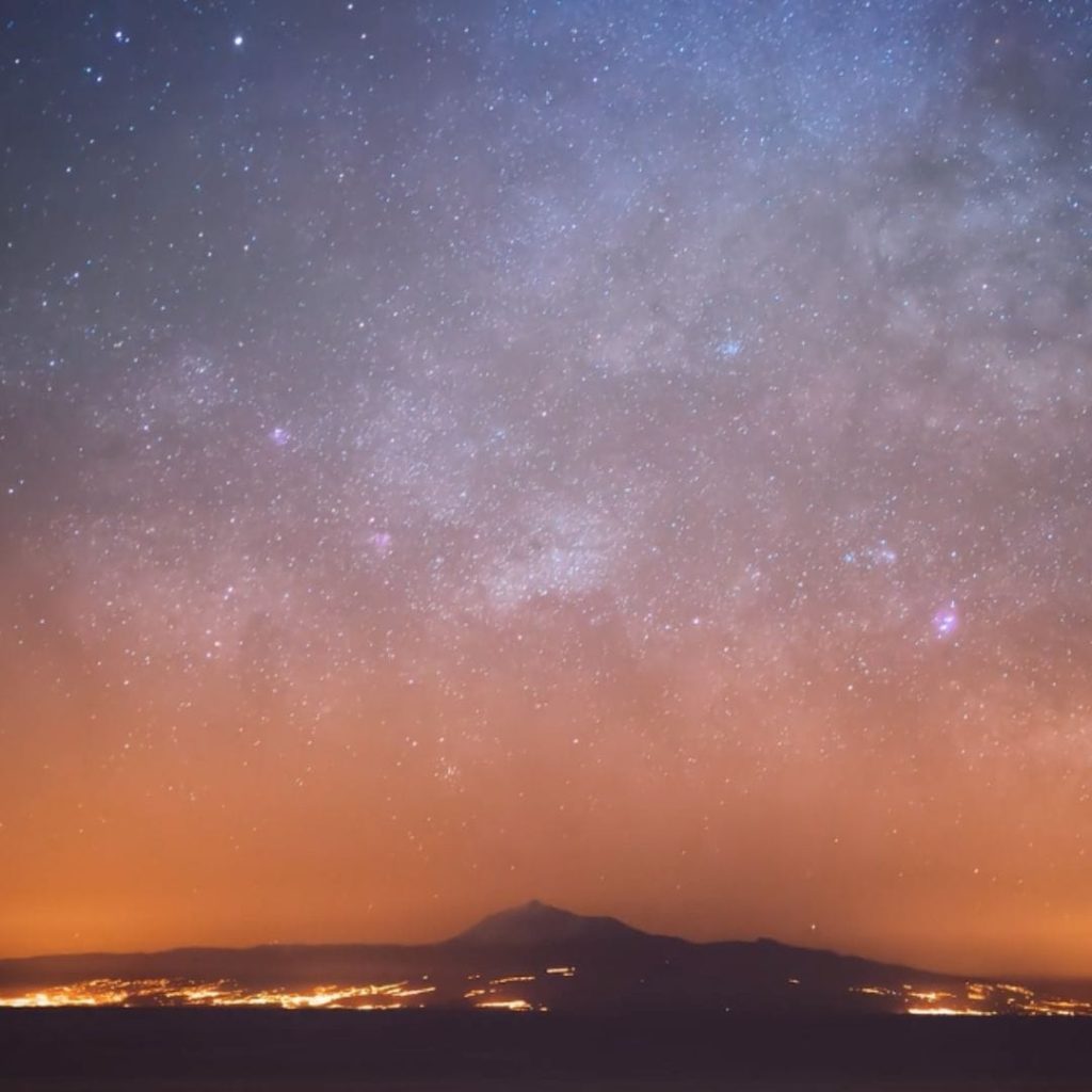 La Palma Night Sky with Stars